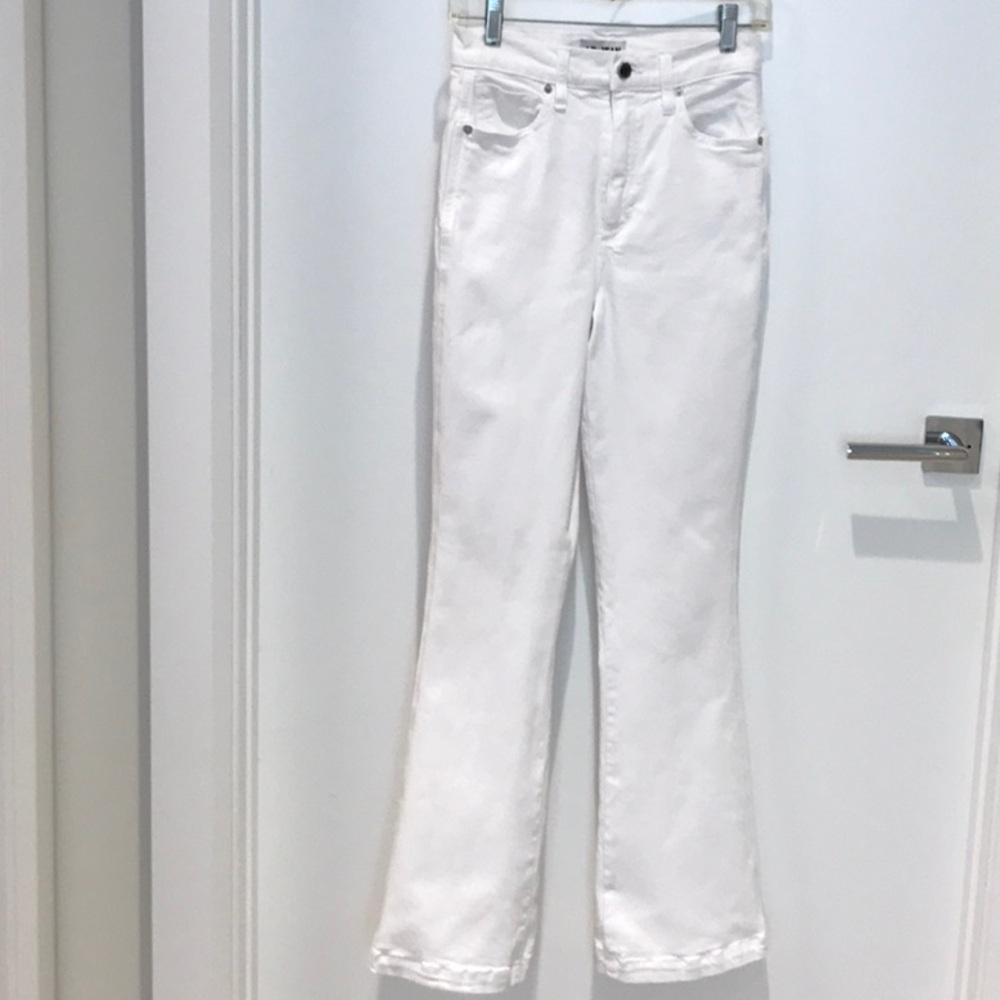 White Flare Wide Leg Le Jean